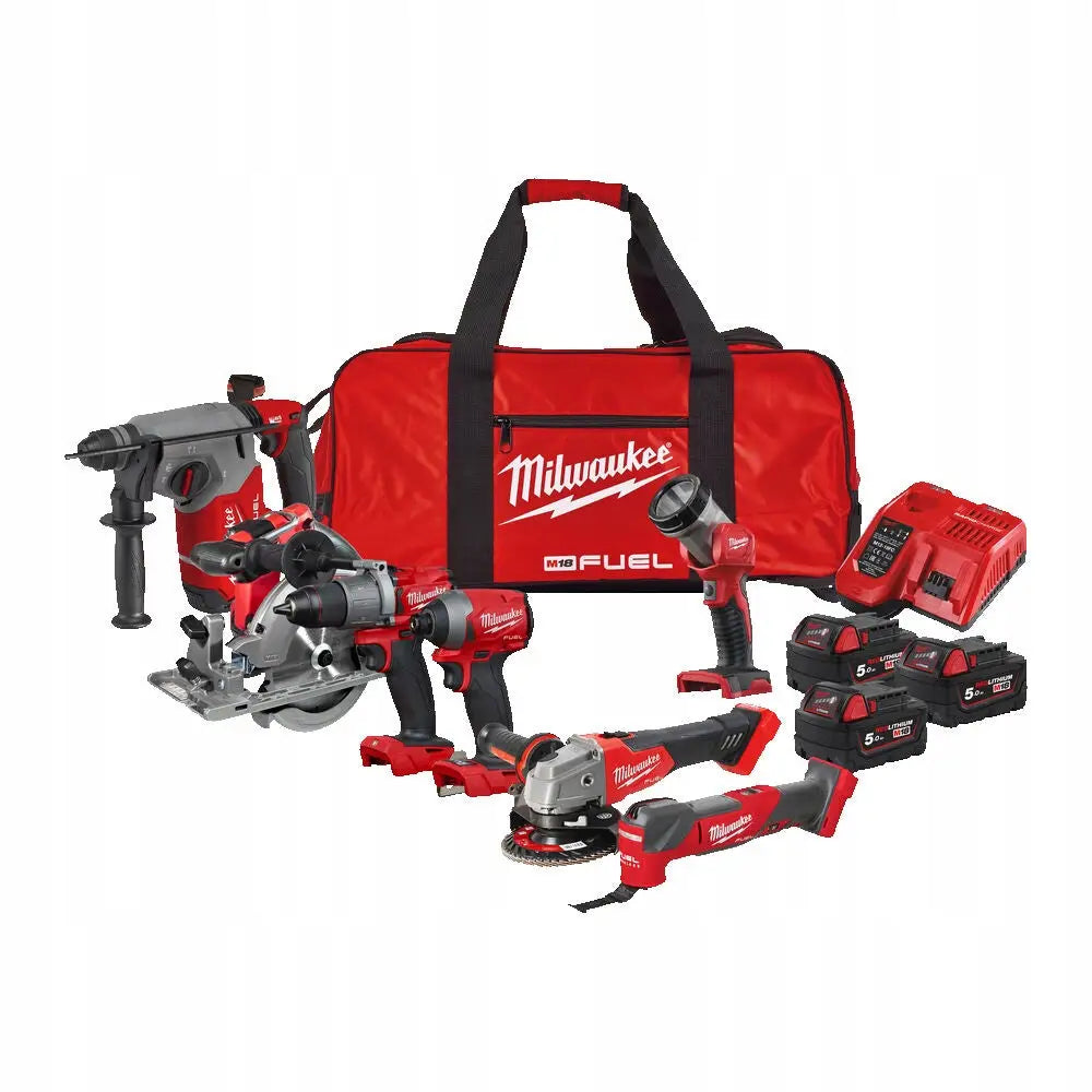 Milwaukee M18 Fpp7a-503b Elektroverktøysett