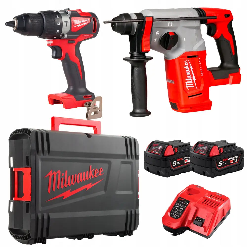 Milwaukee M18 Pp2c2-502x Elektroverktøysett