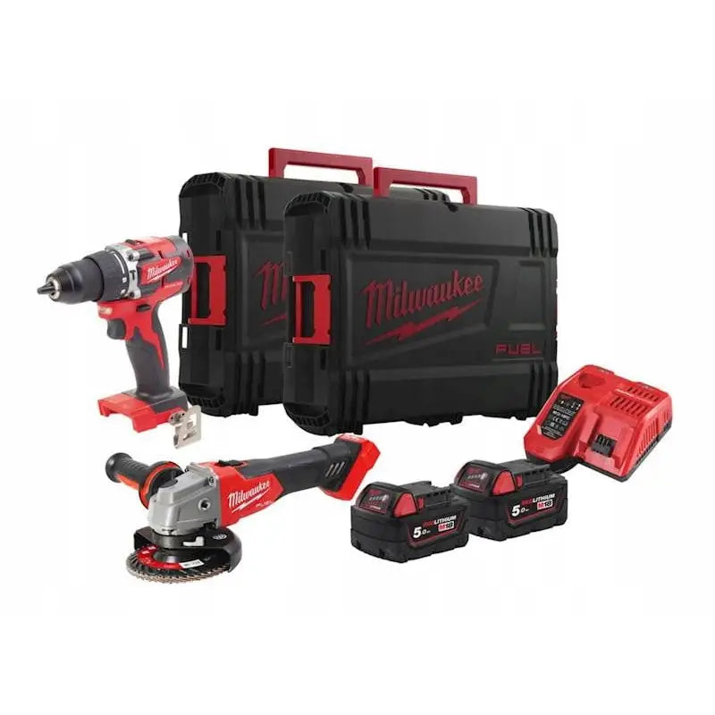 Milwaukee Sett M18fpp2bg-502xeu Powerpack In2