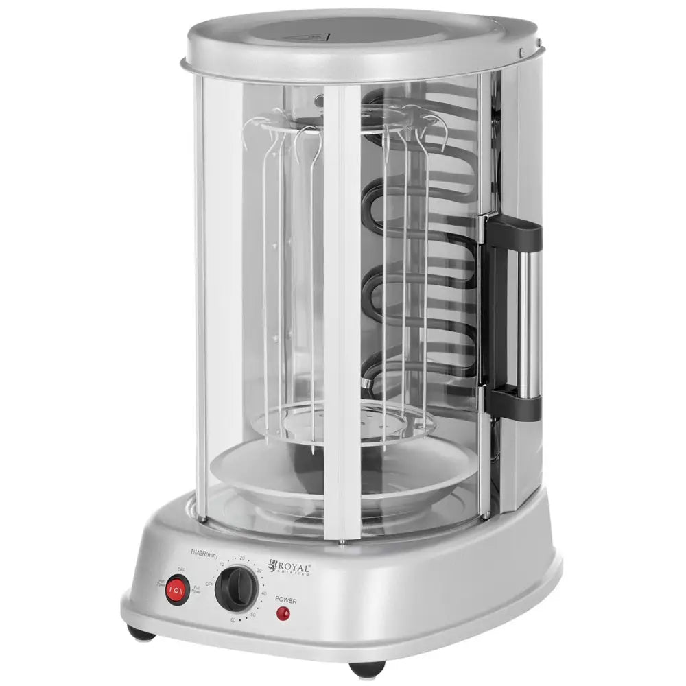 Mini Grill for Kebab Gyros og Grønnsaker - 1500w Royal Catering Rcgv-1400