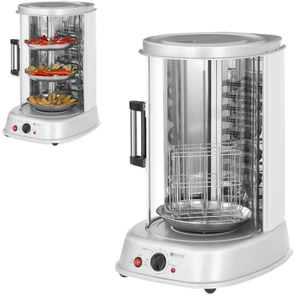 Mini Vertikalgrill 4 i 1 1800w fra Royal Catering -> Liten Vertikalgrill 4 i 1 1800w fra Royal Catering