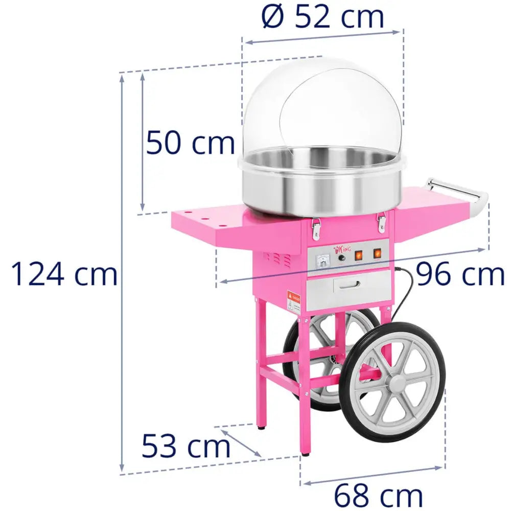 Mobil Sukkerspinnmaskin med Vogn