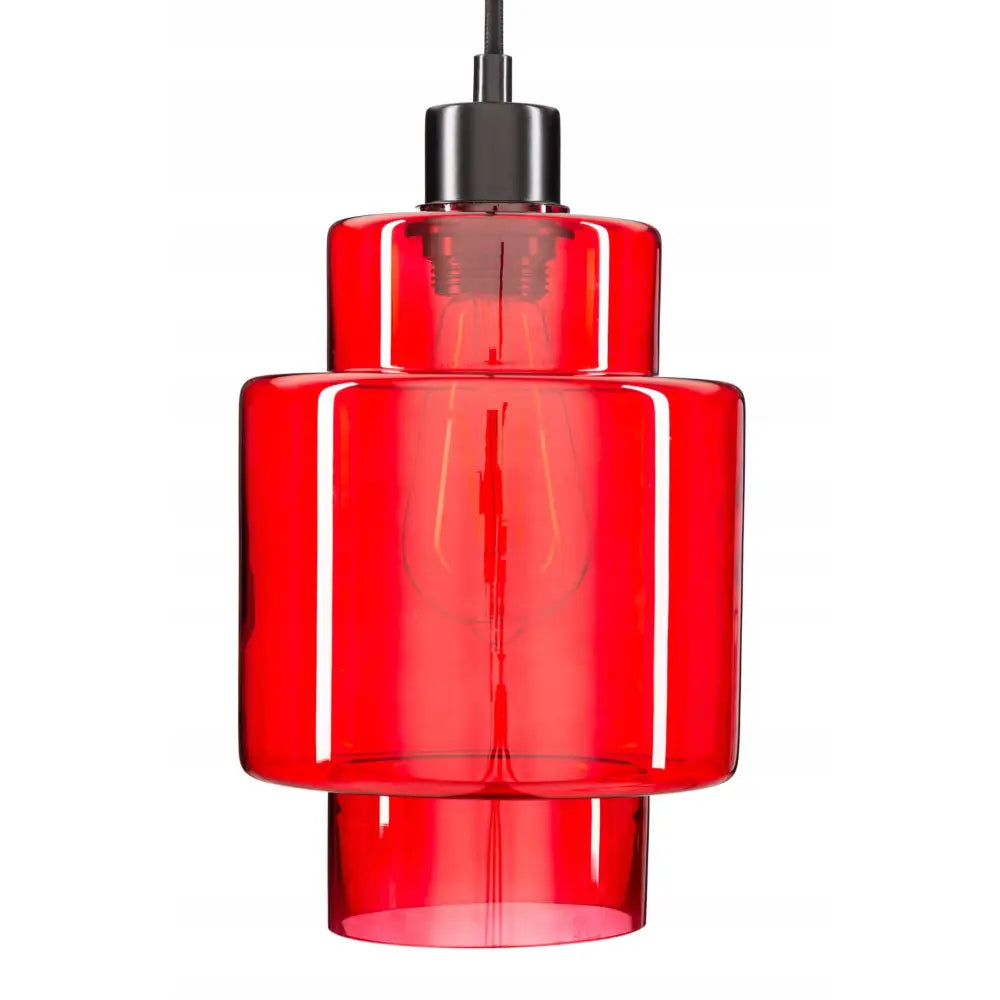 Moderne Rød Glass Hengelampe Ep017 (ep017 8c)