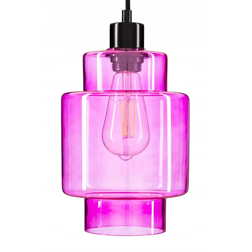 Moderne Rosa Glass Hengelampe Ep017 (ep017 8c)