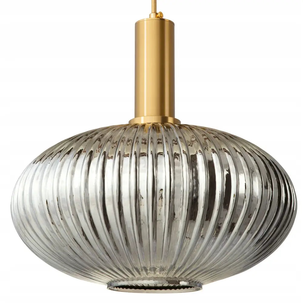 Moderne Stor Suspendert Lampe med Speileffekt i Grå (ms101 Grå)
