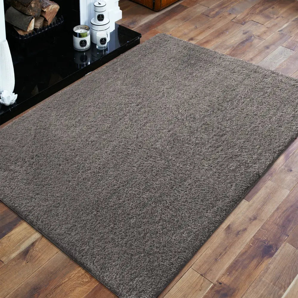 Mørk Stålgrå Tepe 160 x 220 Cm Antrasitt B094