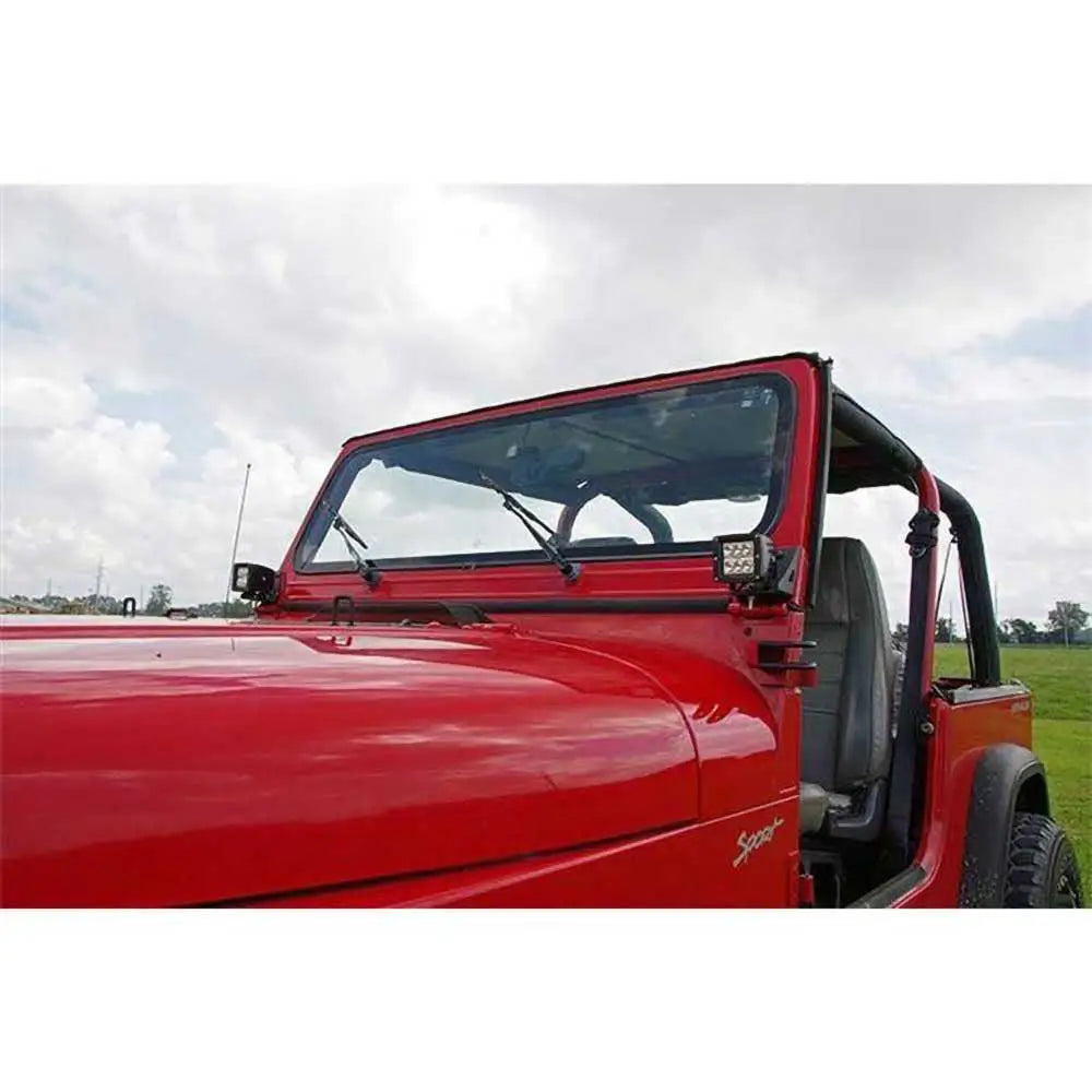 Mouting Forlykter ved Frontruten Rough Country - Jeep Wrangler Yj 87-95