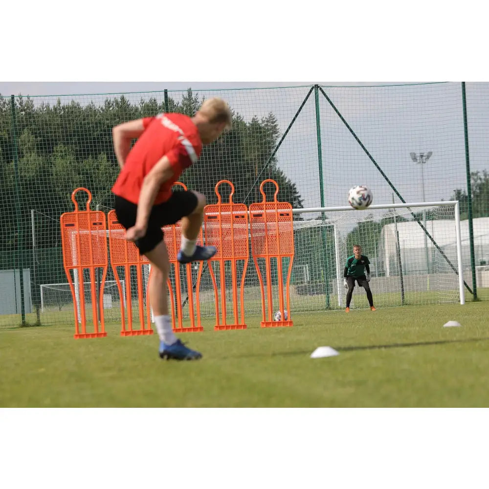 Mur Fotball Pro 180 Cm - Nylon Rød