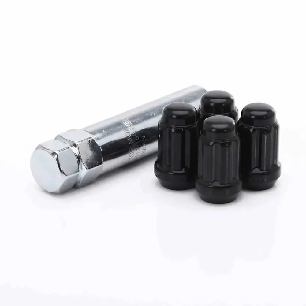 Muttere med Tyverisikring Jr Atn1 - 12x1,5 Black