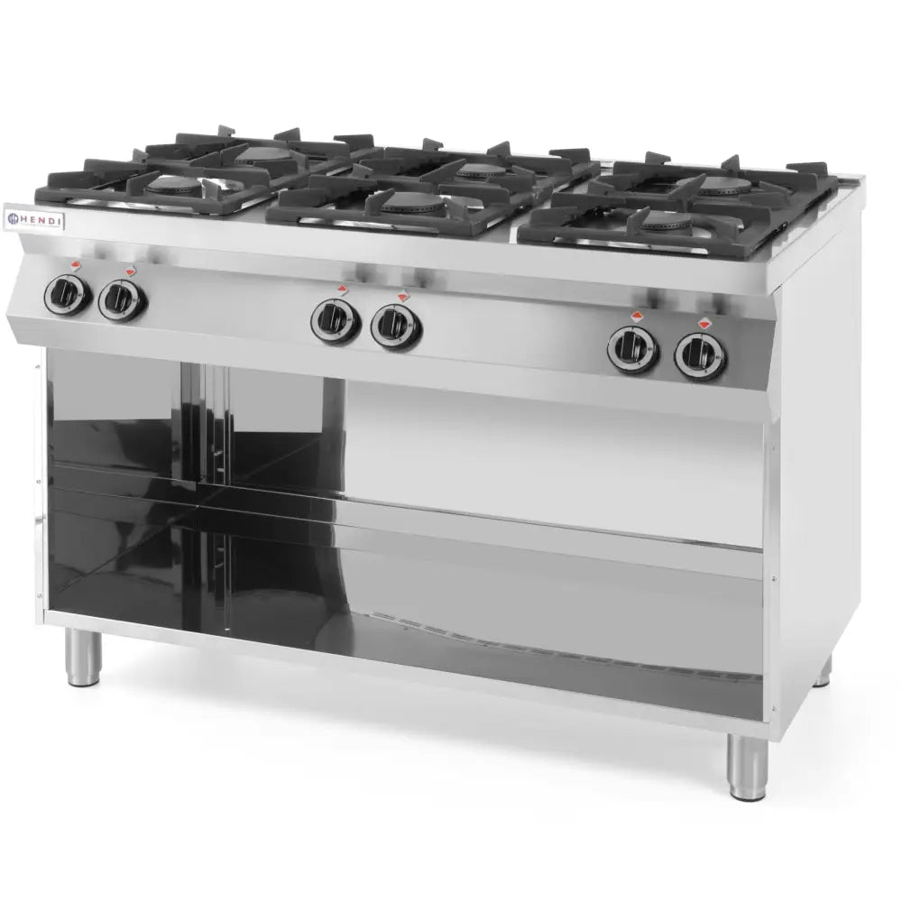 Natural Gas Stove With 6 Burners 120cm Wide