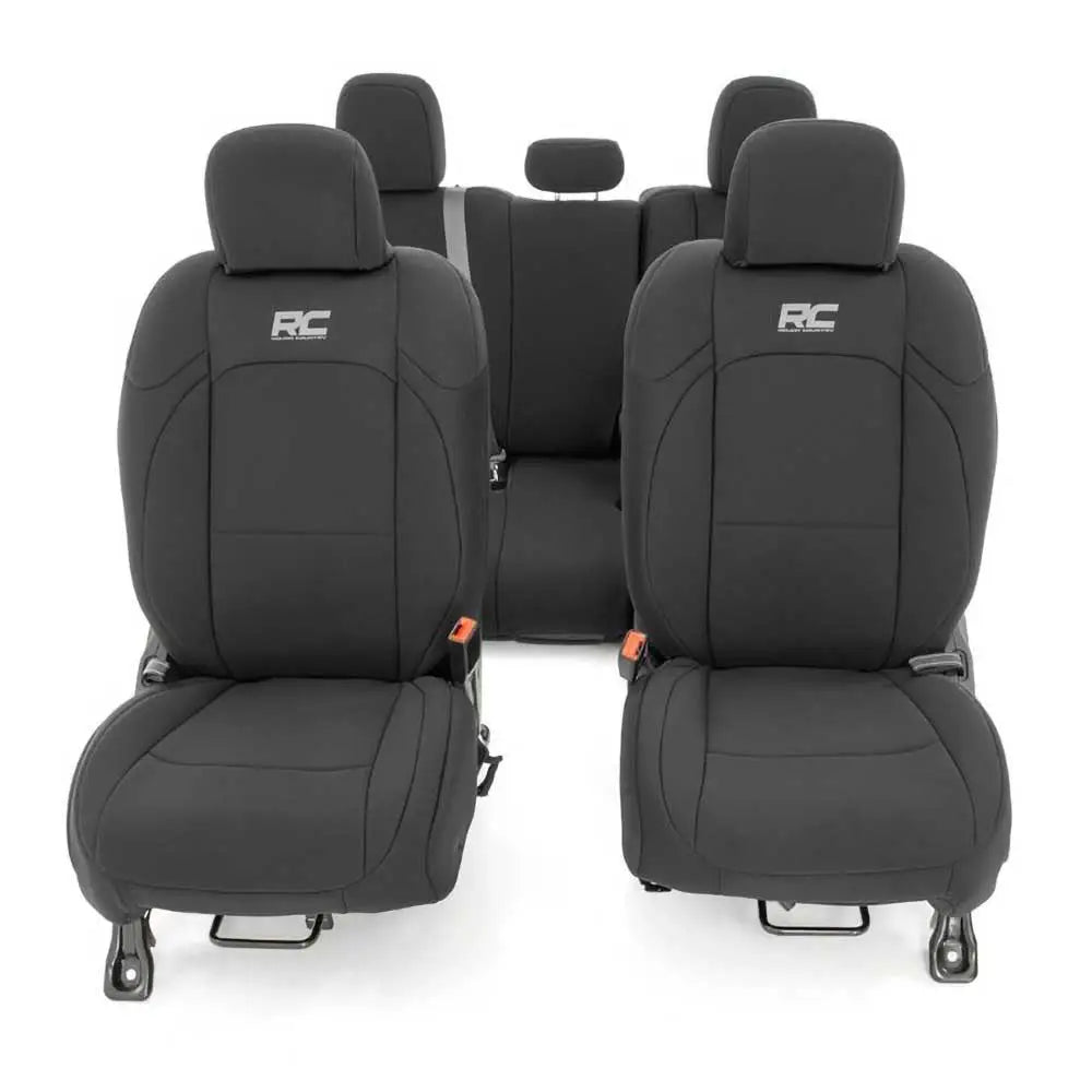 Neoprene Svarte Setetrekk Rough Country - Jeep Gladiator Jt 20-
