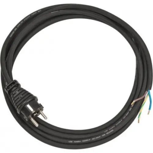 Nettkabel Ip44 3m Svart H05rr-f 3g1,5mm²