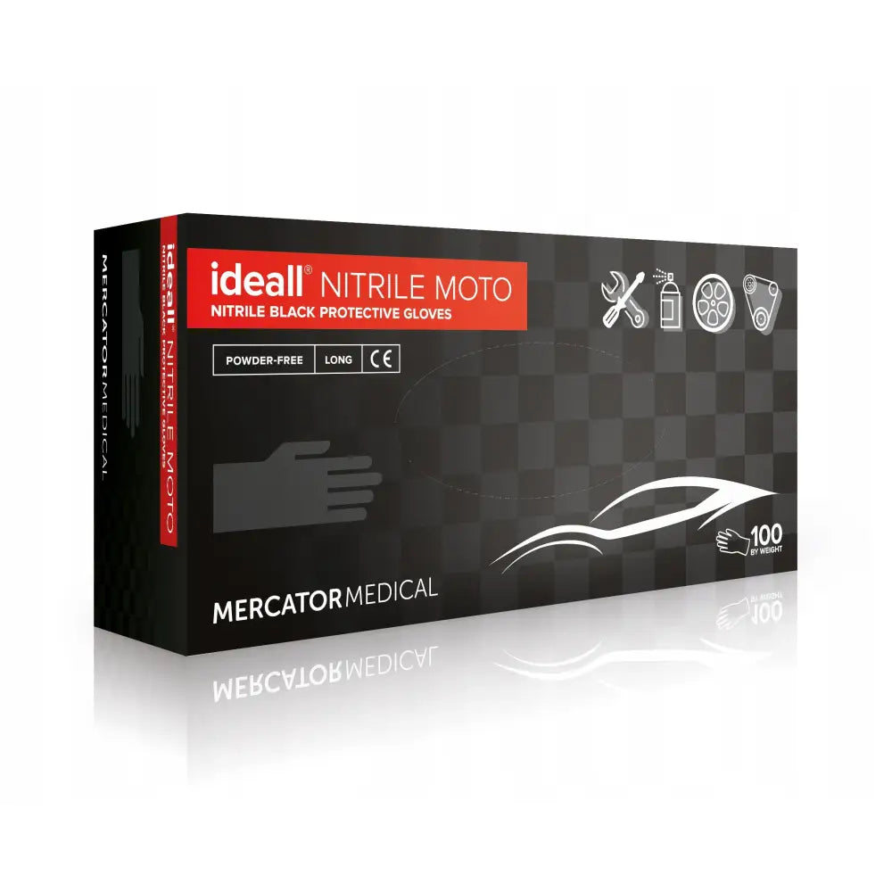 Nitrilhansker Ideall Nitrile Moto Xl 100 Stk Moto