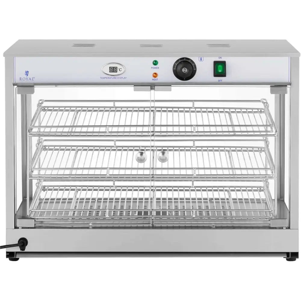 Oppvarmet Matpresentasjonsdisplay 3 Hyller 25-85c 1200w