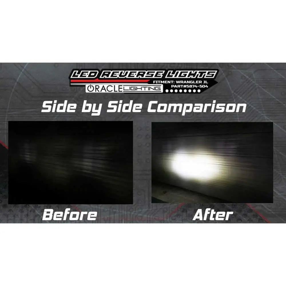 Oracle Back-up Lights - Jeep Wrangler Jl 4 d 18-