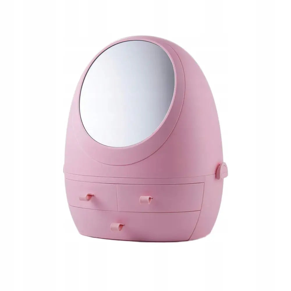 Organizer for Kosmetikk med Speil og Led-lampe