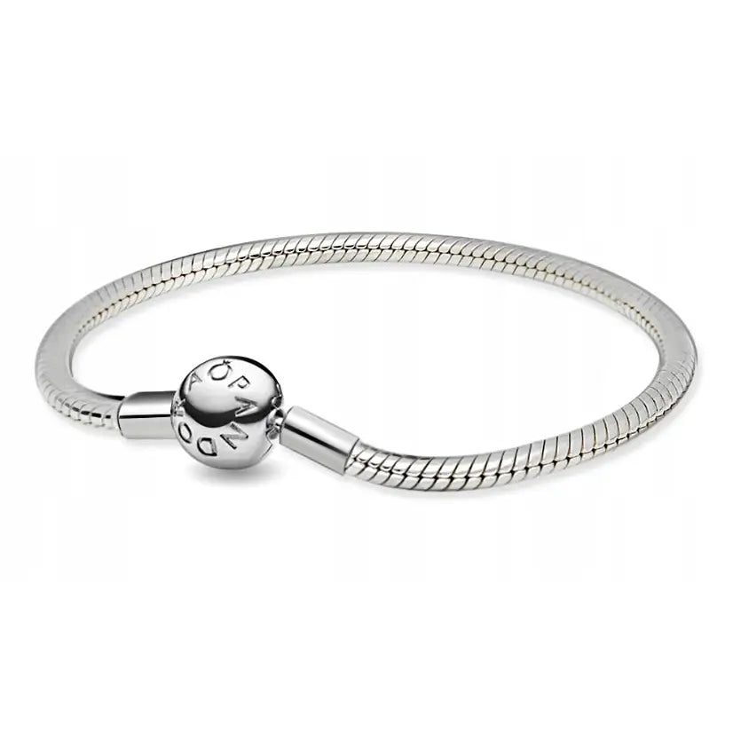 Armbånd Dame med Charms i Sølv 19 Cm