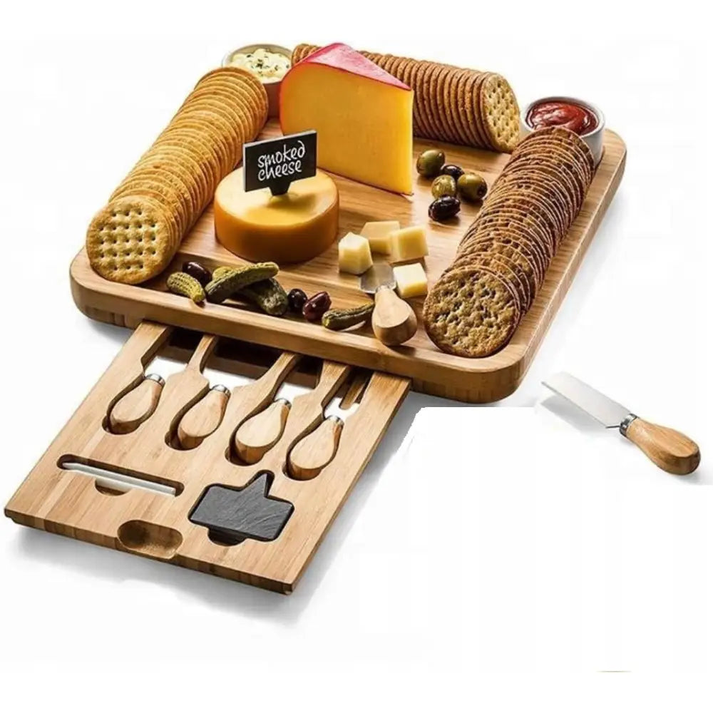 Osteserveringsbrett med Snacks + Tilbehør!