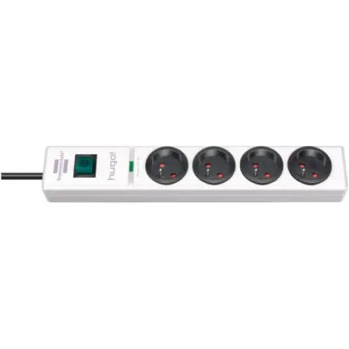 Overspenningsvernlist 4-veis Hvit 2m 19500a