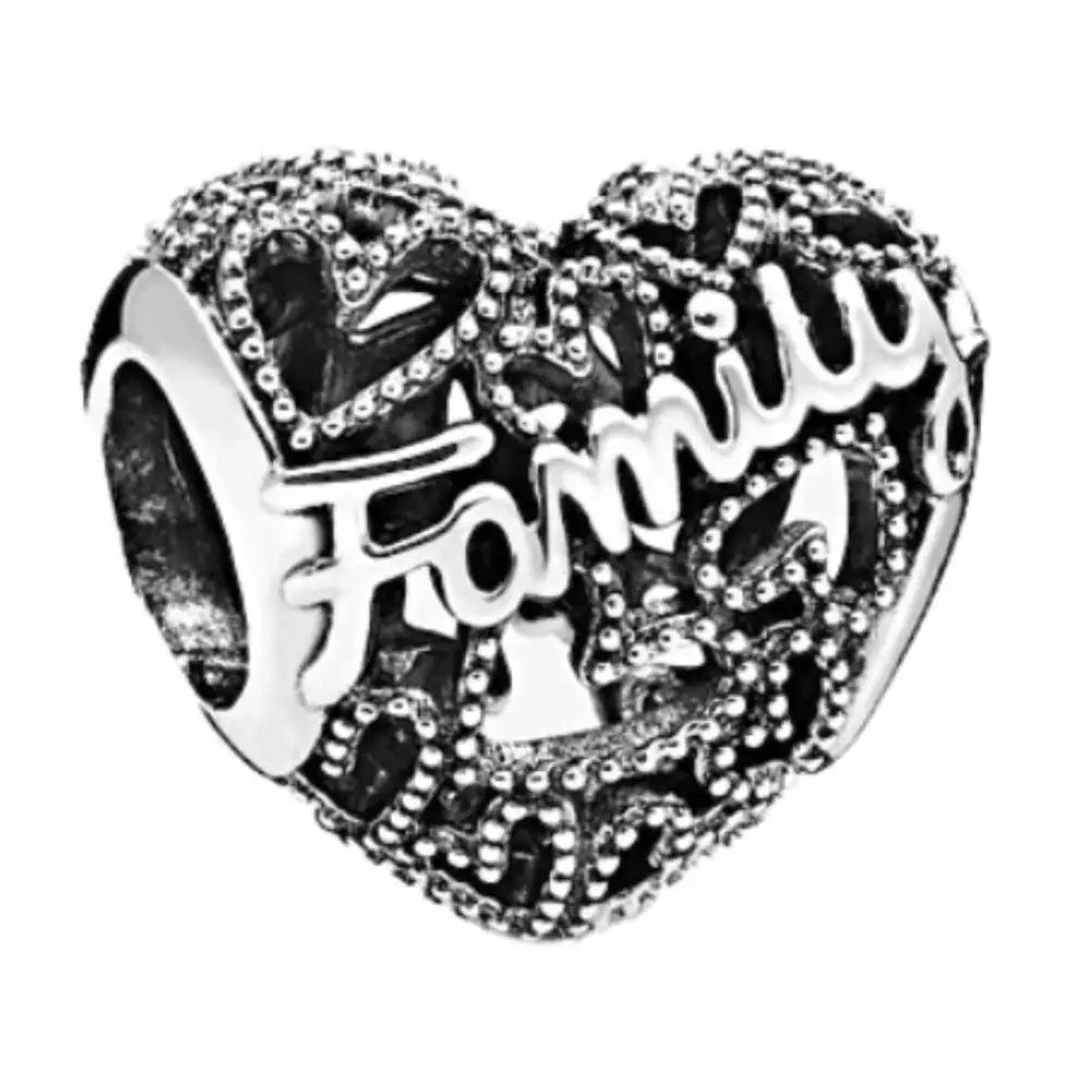 Armbånd med Charms og Anheng - Familiehjerte 798571c00