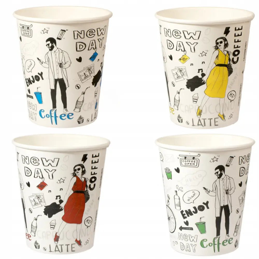 Papirkopper for Kaffe New Day 250 Ml 10x100 Stk