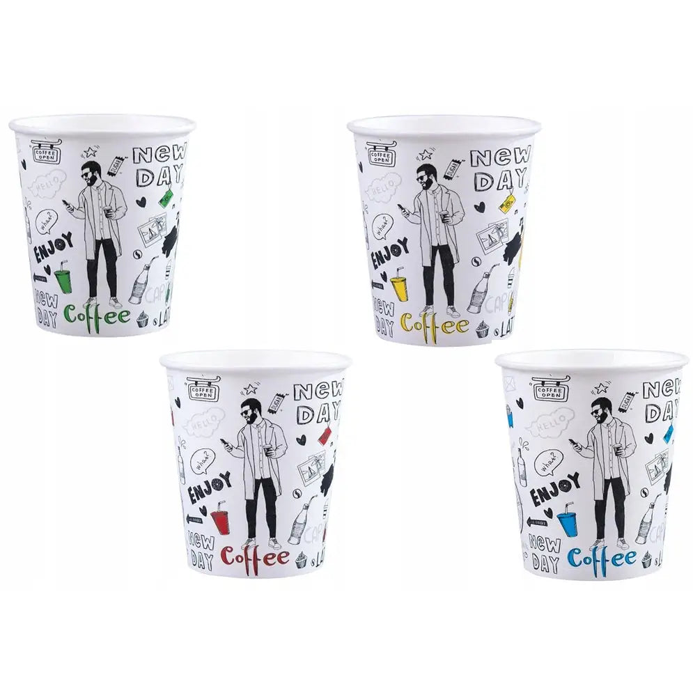 Papirkopper New Day Znak 4 Farger 250ml 100stk