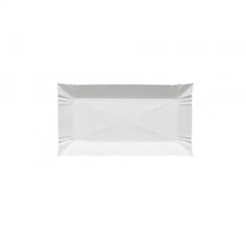 Papirtallerkener Hvite 14/20cm 100stk Grill Pommes Frites