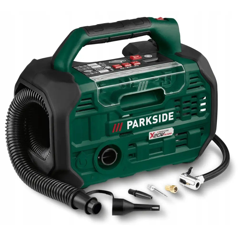 Parkside Pka 20li Batteridrevet Kompressor 20 v