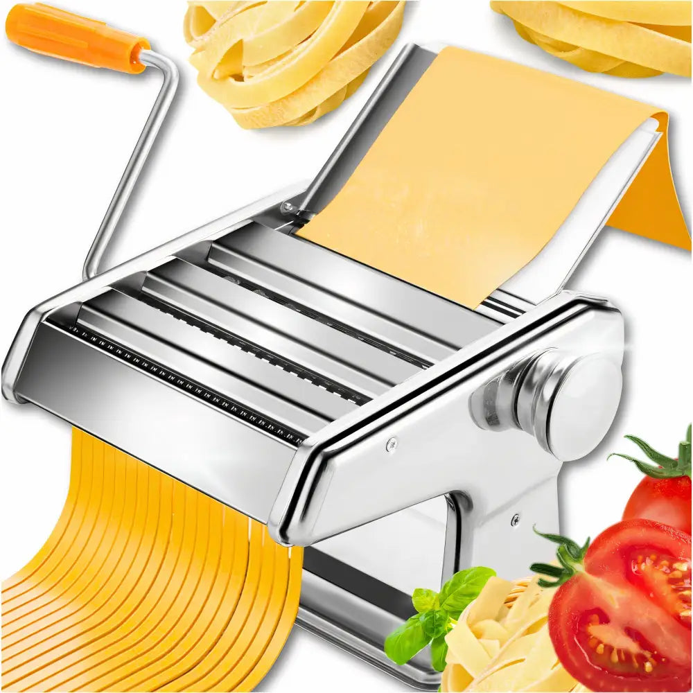 Pastamaskin til Pasta Pierogi og Lasagne 3-i-1 i Stål Robust Xxl