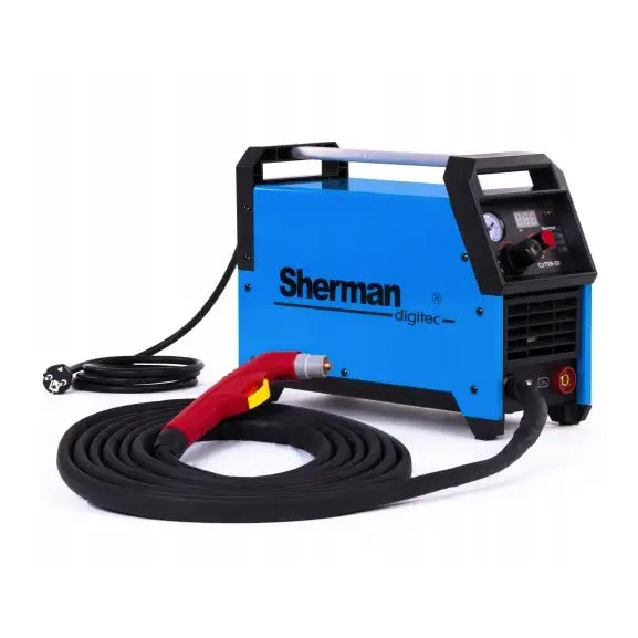 Plasmaskjærer Sherman Cutter 50k med Kompressor Hf Alu Håndtak 6m