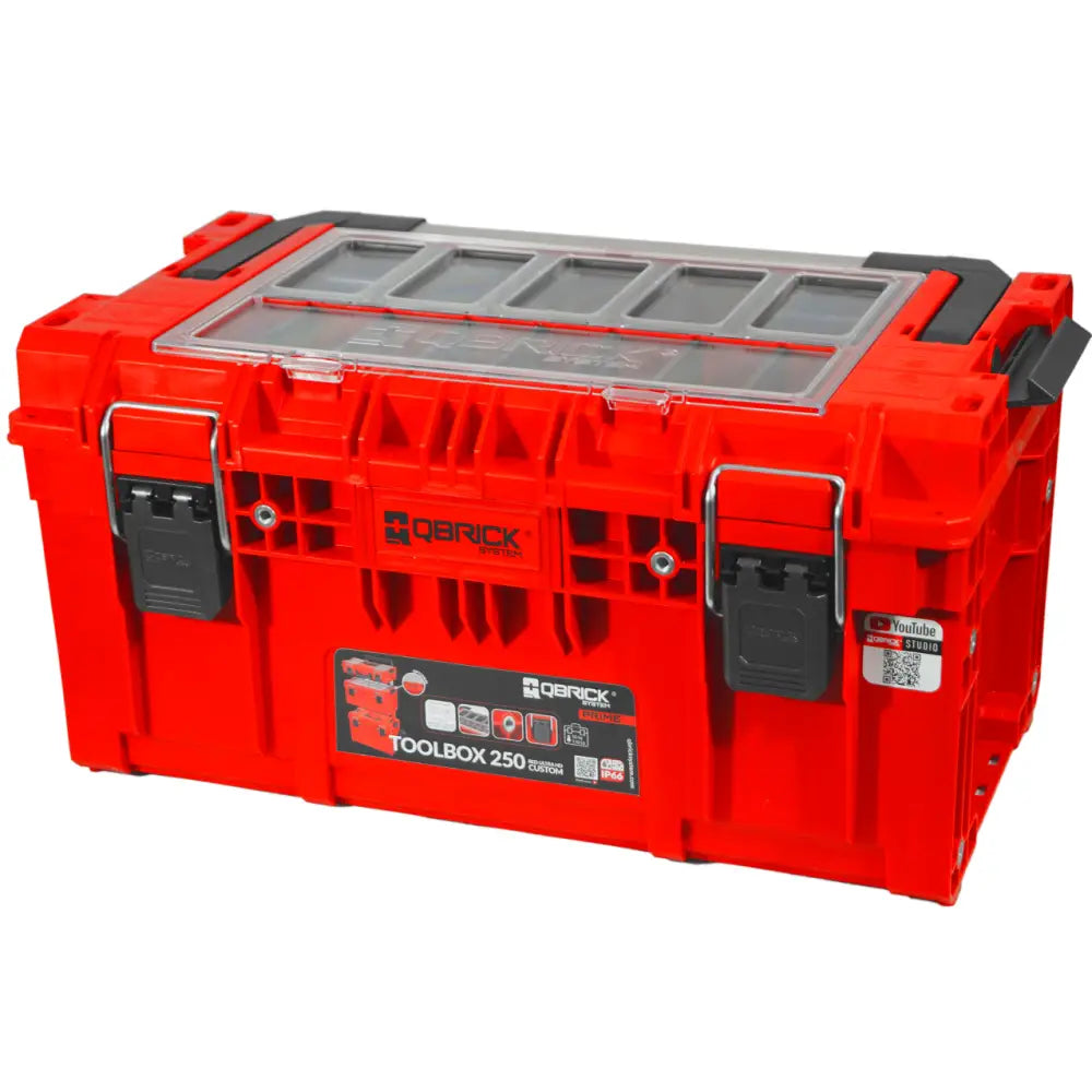Qbrick System Prime Sett 2 Red Ultra Verktøykasse-sett
