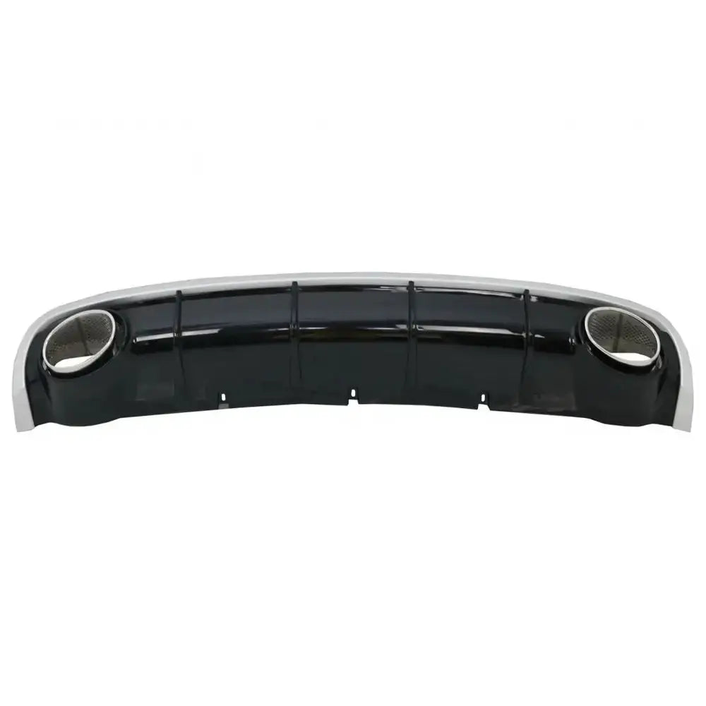 Rear Bumper Valance Diffuser & Exhaust Tips Suitable for Audi A6 C7 4g Limousine Avant (2010-2014) Rs6 Design