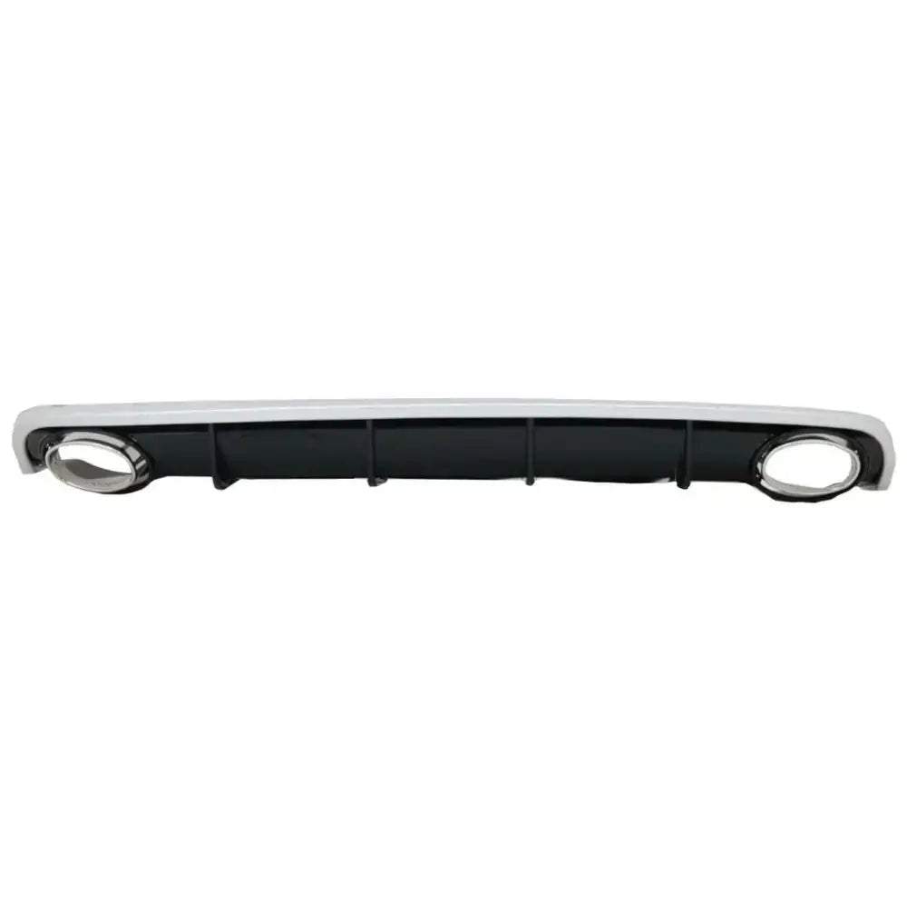 Rear Bumper Valance Diffuser & Exhaust Tips Suitable for Audi A6 C7 4g Limousine Avant (2010-2014) Rs6 Design