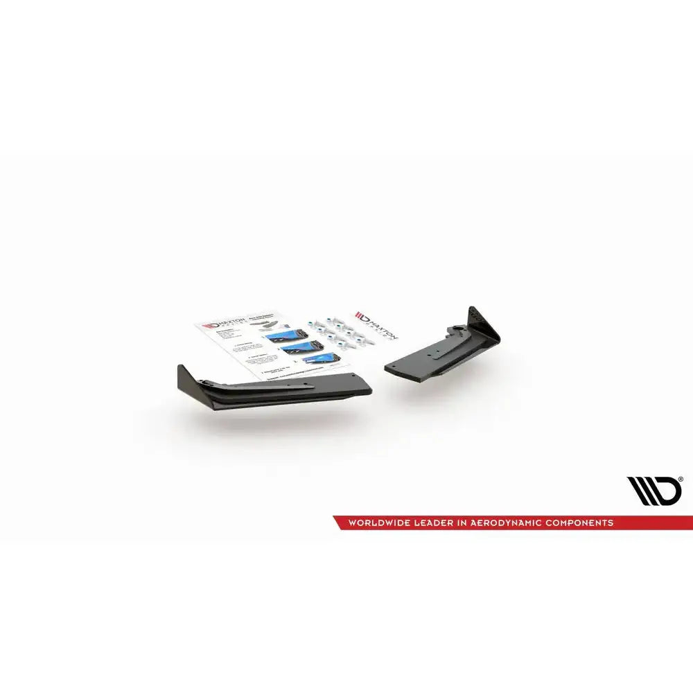 Rear Side Splitters Racing Durability + Flaps Toyota Gr Yaris Mk4