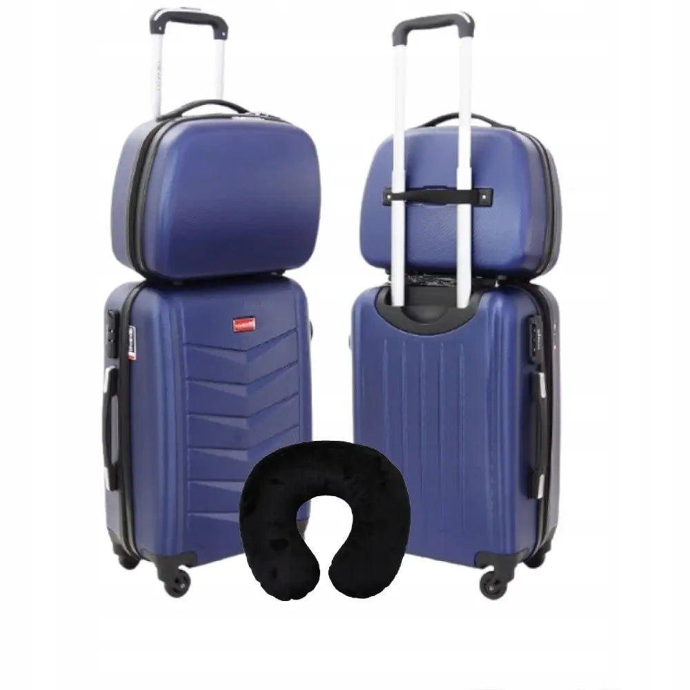 Reisekoffert på Hjul 35l + Lite Koffert + Nakkepute