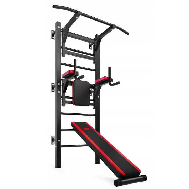 Ribbevegg med Parallelle Barer og Treningsbenk Hs-1008k