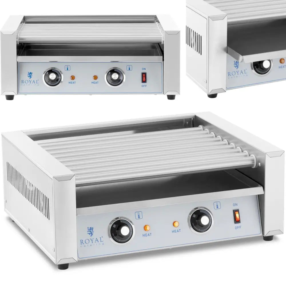 Rørgrillpølsevarmer - 9 Ruller 900 w