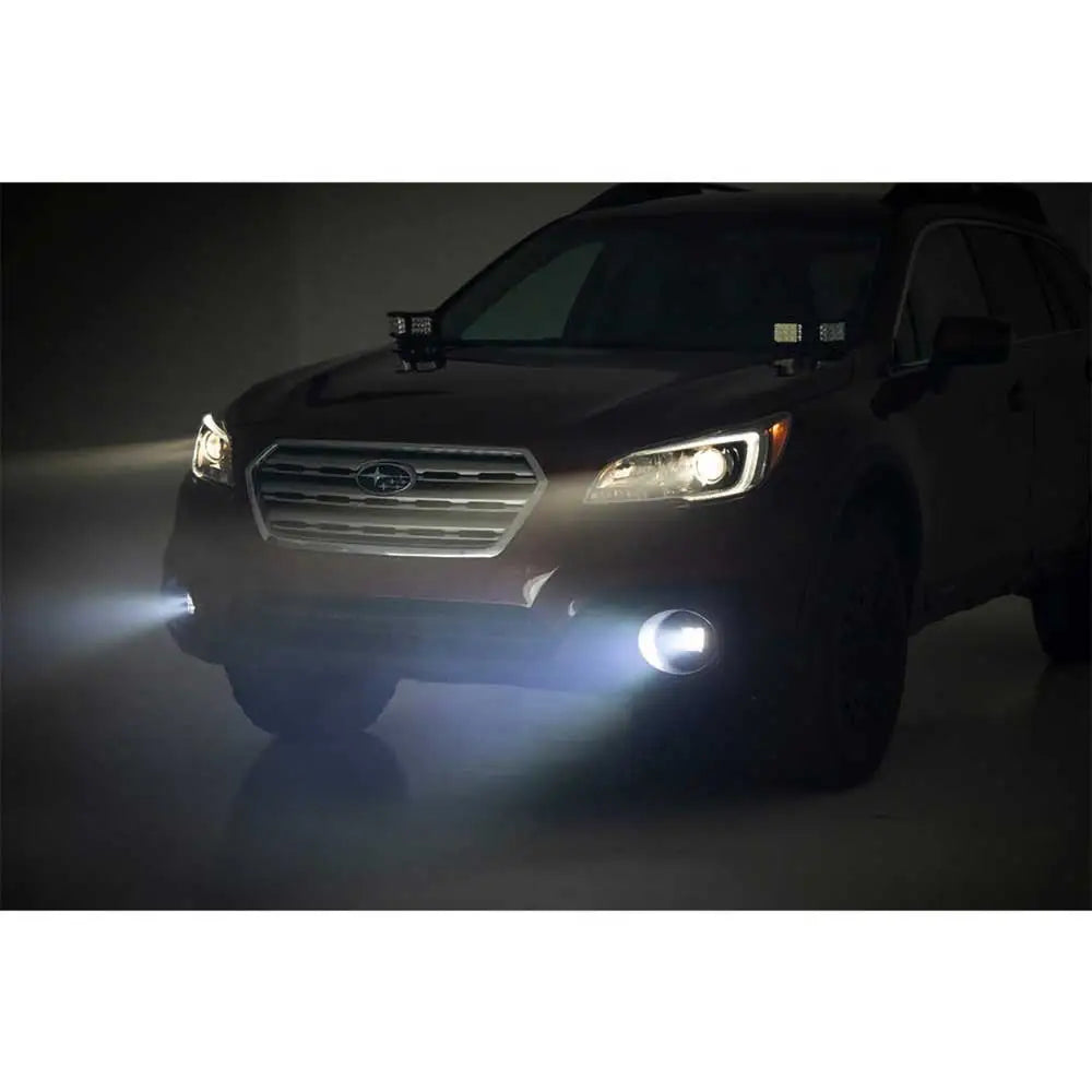 Rough Country Black Series Led Tåkelys Cree Spot Beam for Subaru Outback 15-19