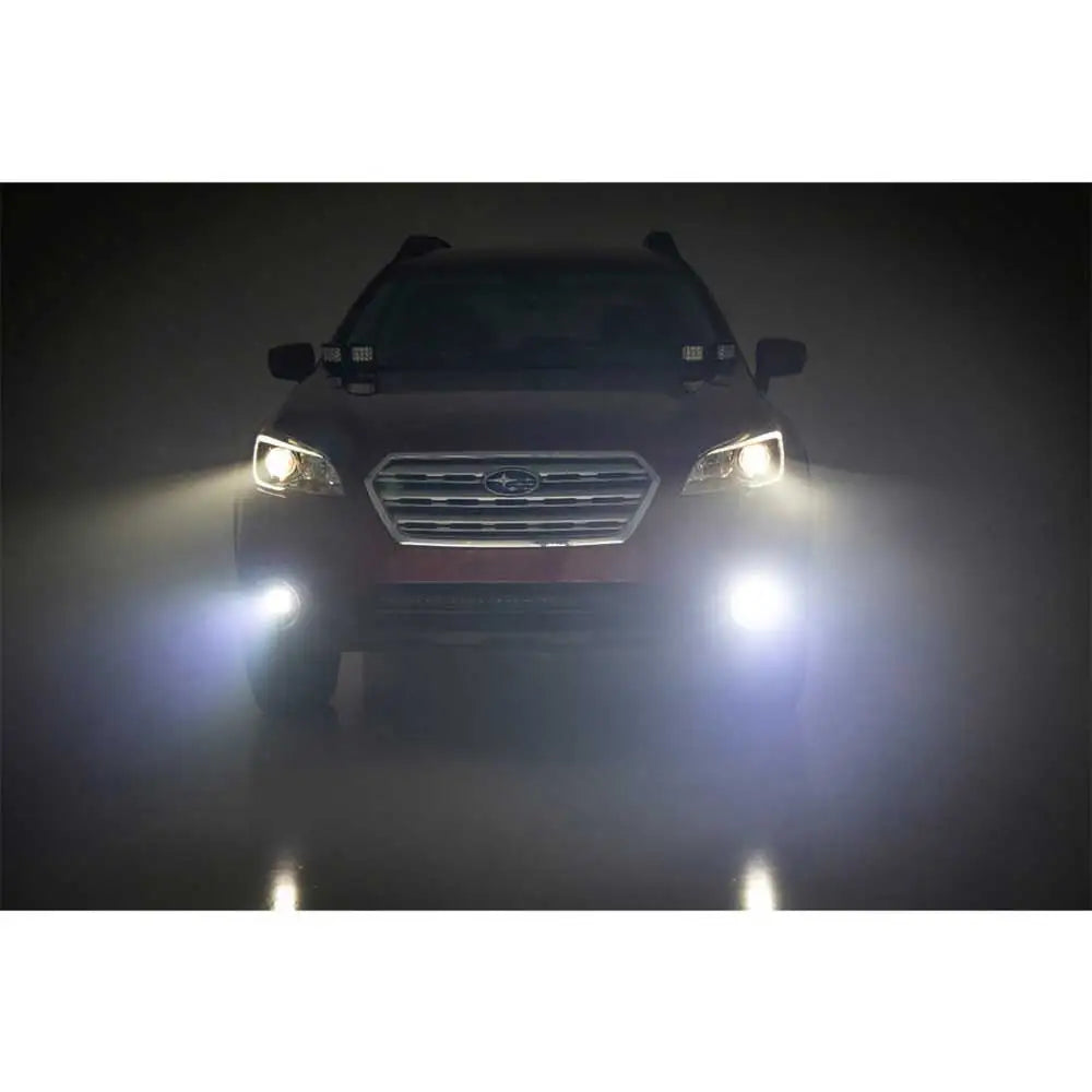 Rough Country Black Series Led Tåkelys Cree Spot Beam for Subaru Outback 15-19