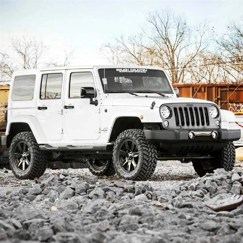 Rough Country N3 Premium Rattvirator med Omlokalisering av Montering - Jeep Wrangler Jk 2 d 07-18