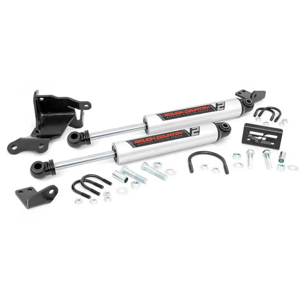 Rough Country V2 2,5-6’’ Løftedobbel Styrestøtdemper - Jeep Wrangler Jl 4 d 18-