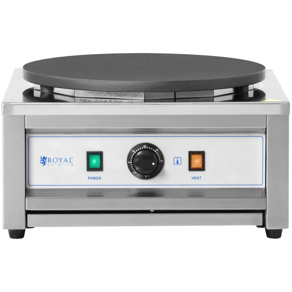Rund Elektrisk Pannekakestekeplate 40 Cm 0-300 c 3000 w