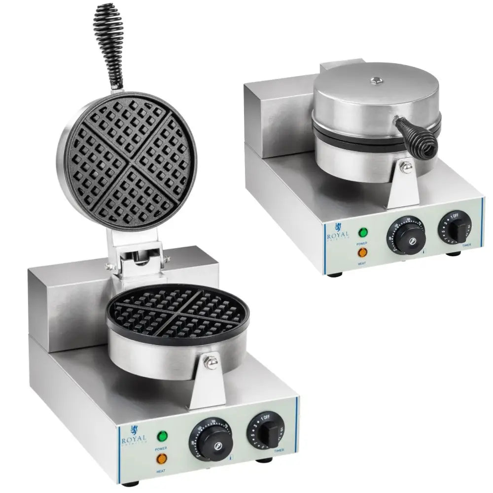 Rund Enkel Wafeljern med Teflonbelegg 18,5 Cm