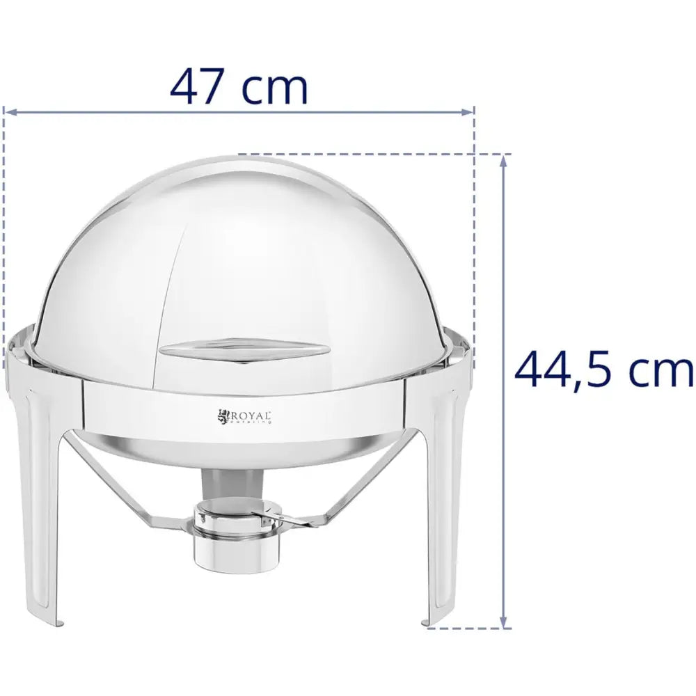 Rund Matvarmebehoder M/lokk og Rolltop 6 l - Produsentkode 1021410