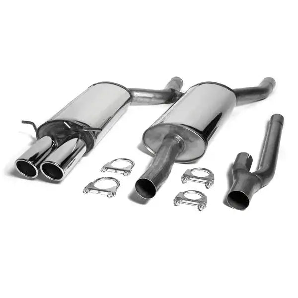 Rustfritt Stål Catback 2x80mm Ta Technix Audi A4 Quattro 95-01