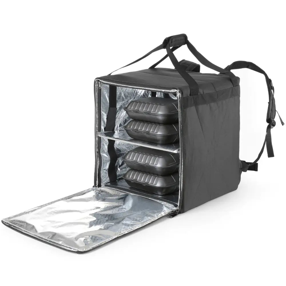 Ryggsekk Matleveringstaske for Transport av 10 Pizzaesker Vanntett 72 l - Hendi 709801