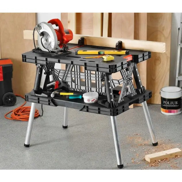 Sammenleggbar Arbeidsbenk Verkstedbord Work Table Keter