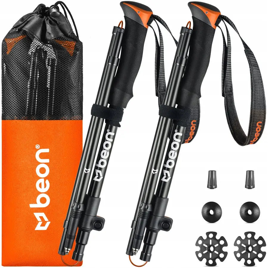 Sammenleggbare Trekkingstaver Beon Fold for Fjellturer