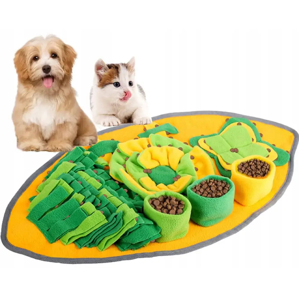 Sansematte for Hund Katt Pedagogisk Leketøy som Forsinker Snacks 70*40cm