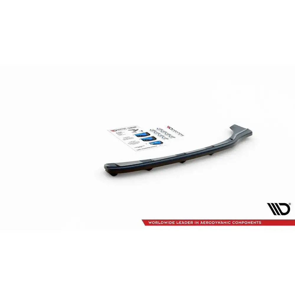Sentersplitter bak Bmw 3 E46 Mpack Coupe (with Vertical Bars)